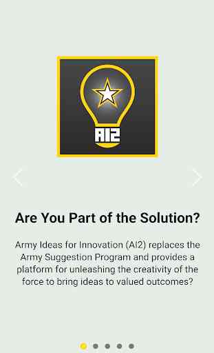 Army Ideas for Innovation (AI2) 1