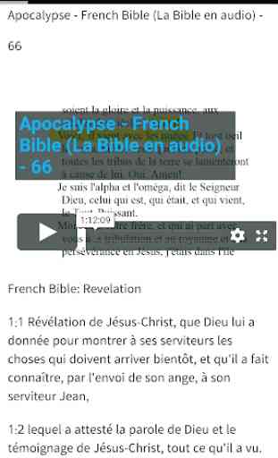 Audio French Bible - La Bible en audio 4