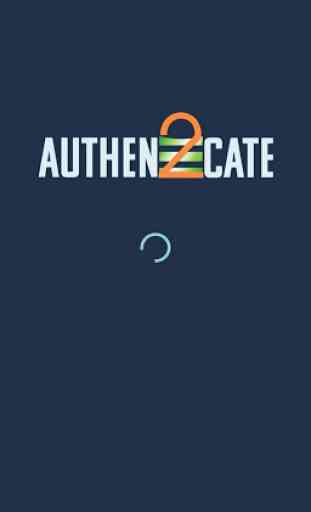 Authen2cate 1
