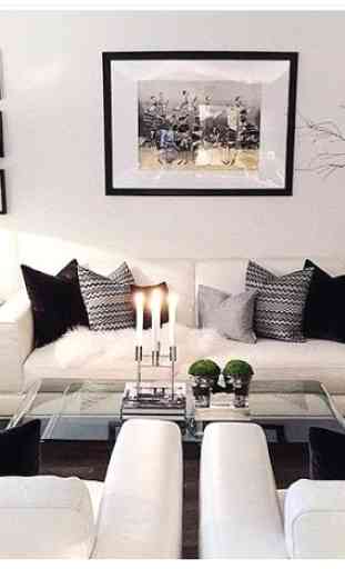 Black and White Color Room Decoration 2