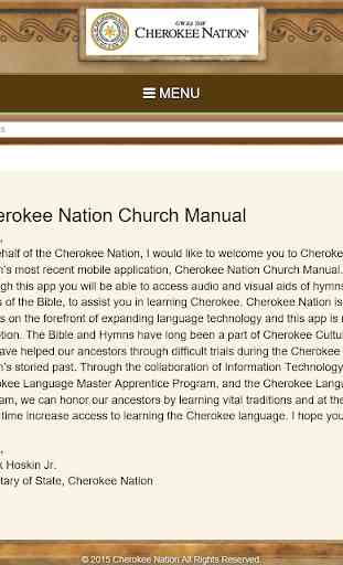Cherokee Language Church Manual 1
