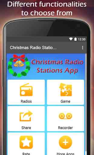 Christmas Radio Station App 1