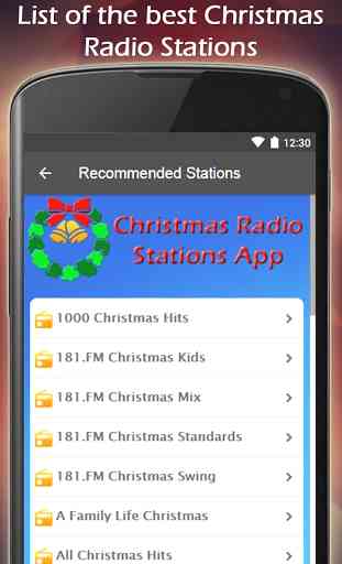 Christmas Radio Station App 2