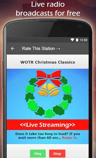 Christmas Radio Station App 4