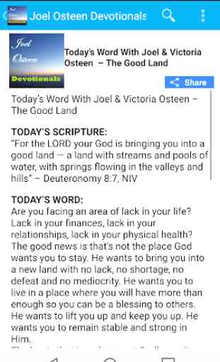 Daily Devotionals - Joel & Victoria  Osteen 4