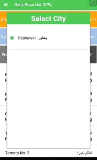 Daily Price List- Peshawar KP 3