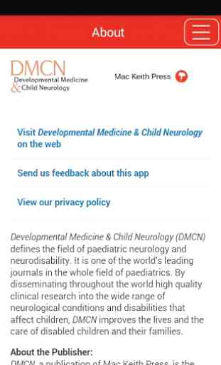 Dev Medicine & Child Neurology 1