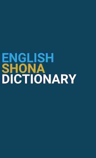 English : Shona Dictionary 1