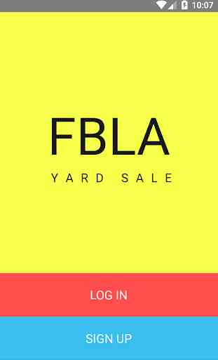 FBLA Yard Sale: Buy/Sell Items 1