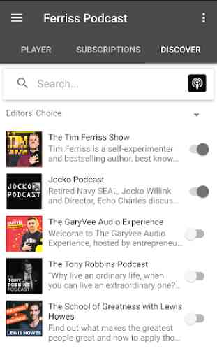 Ferriss Podcast 1