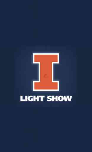 Fighting Illini Light Show 1
