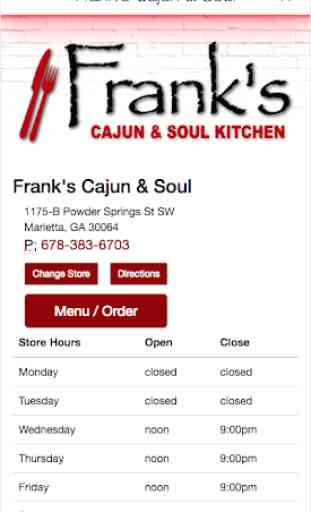 Frank's Cajun & Soul Kitchen 1