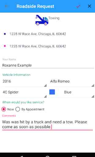 GetResqued - Roadside assistance App for Android 2