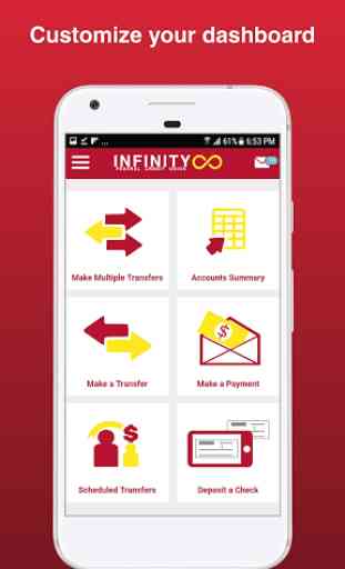 Infinity FCU Mobile App 2