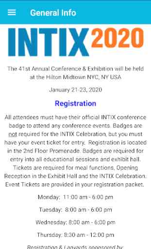 INTIX 41st Annual Conf. & Expo 3