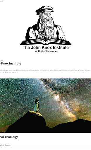 John Knox Video Lectures 3