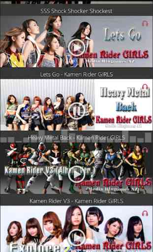 Kamen Rider GIRLS Top Ringtones 2