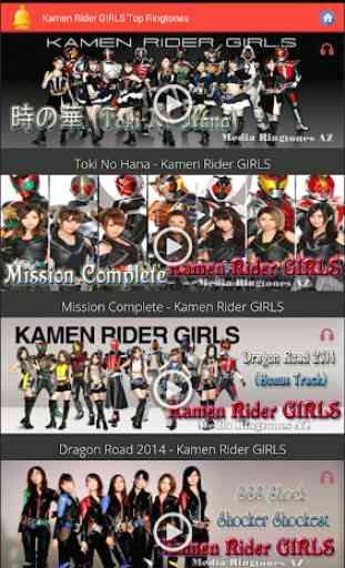 Kamen Rider GIRLS Top Ringtones 4
