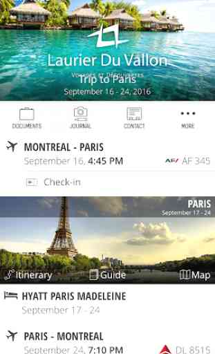 Laurier Du Vallon Travel App 3