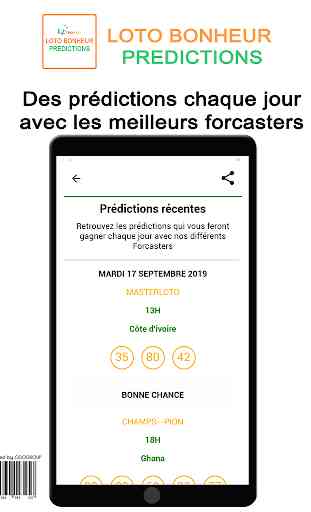 Loto Bonheur Predictions 3