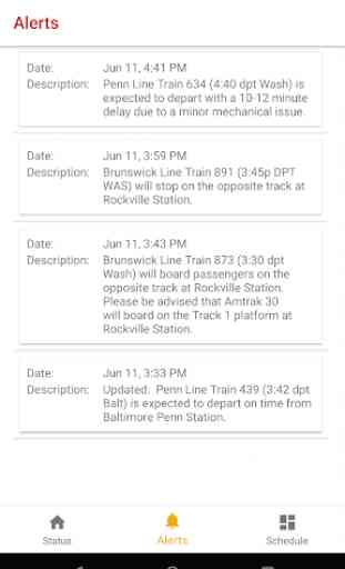 MARC Commuter - Live MARC train status updates 4