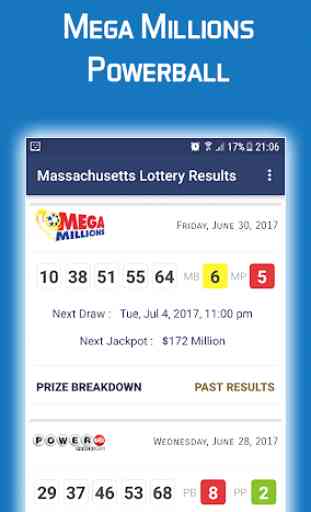 Massachusetts Lottery Results 1