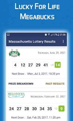 Massachusetts Lottery Results 2