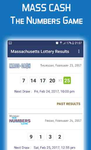 Massachusetts Lottery Results 3