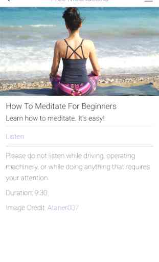 Meditation App by Balance In Me 2