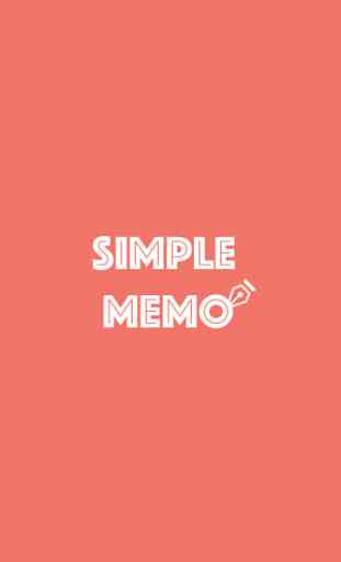 Memo - Simple, Quick, Convenience ( simple memo ) 1