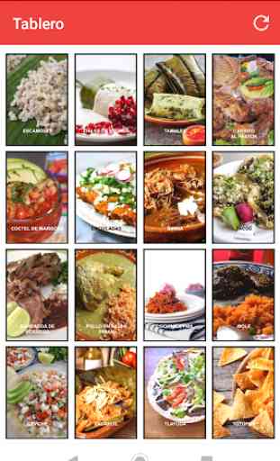 Mexican Food - Bingo 1