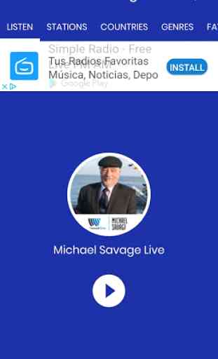 Michael Savage radio app 1