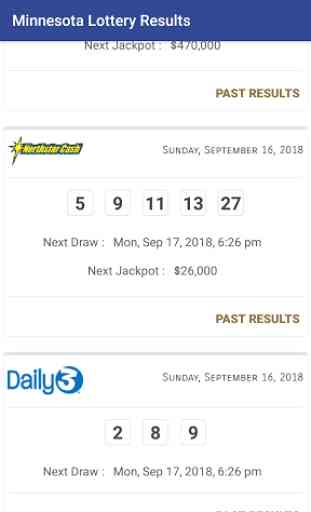 Minnesota Lottery Results 3
