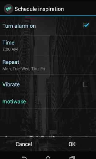 Motiwake - Motivational Alarm Clock 2