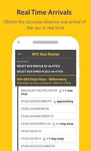 New York Bus Time - MTA Bus Time Tracker 1