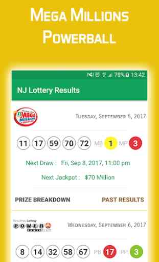 NJ Lottery Results 1