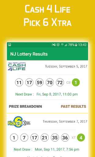 NJ Lottery Results 2
