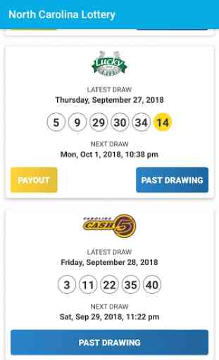 North Carolina Lottery Results 2