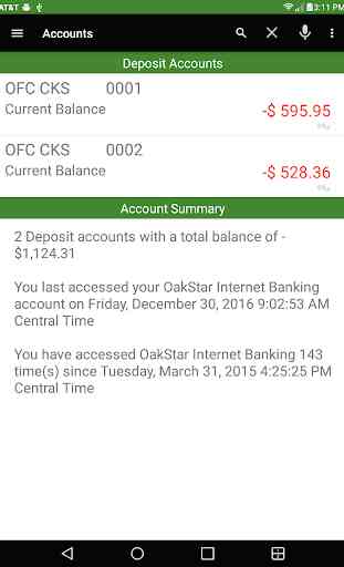OakStar Mobile Banking 4