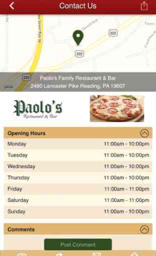 Paolo's Pizza Restaurant 2