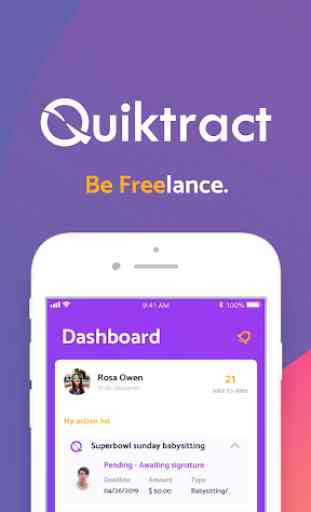 Quiktract - Contracts and General Freelancer Tools 1