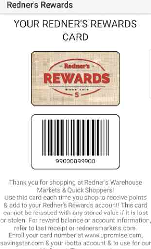 Redner's Rewards 4