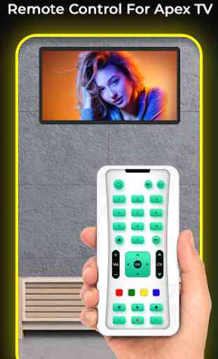 Remote Control For Apex TV 3