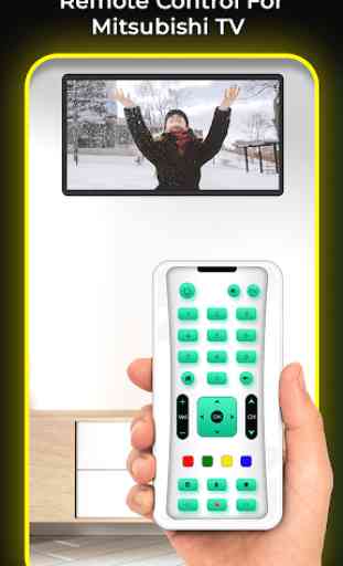 Remote Control For Mitsubishi TV 3