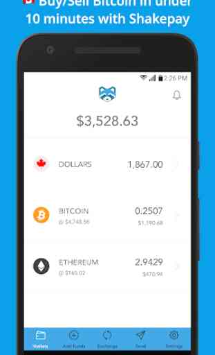 Shakepay: Buy Bitcoin in Canada 1