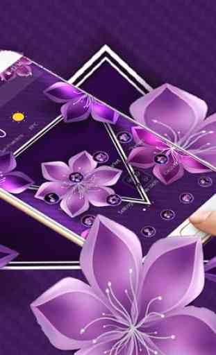 Soft Purple Flowers Theme 1