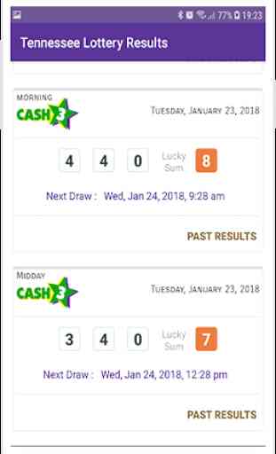Tennessee Lottery Results 3