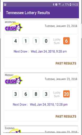 Tennessee Lottery Results 4