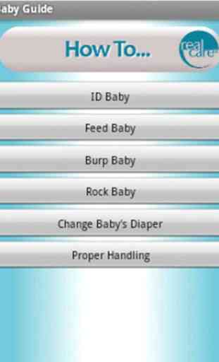 The RealCare Baby Guide app 2
