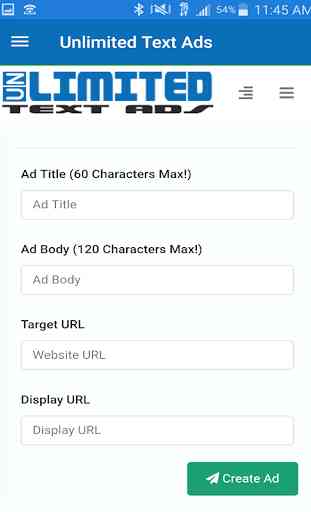 Unlimited Text Ads 1